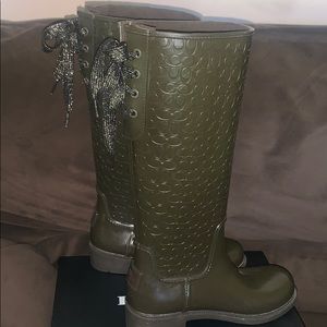Coach Shoes - Women’s Coach Signature Rain Boots Coach Shoes - Women’s Coach Signature Rain Boots